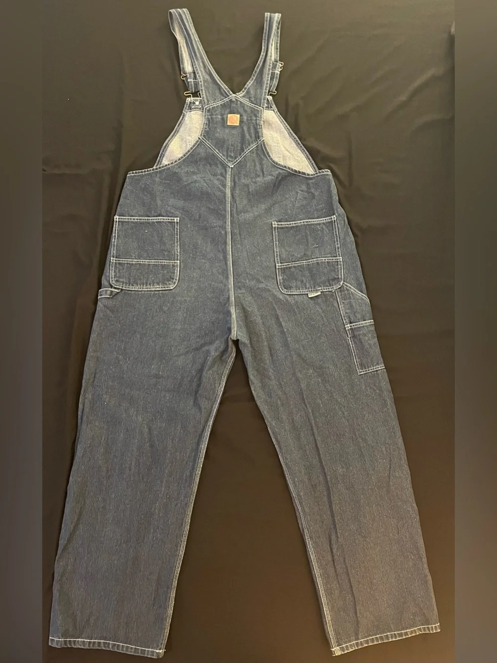 Berne Men's Heritage Denim Bib Overalls B1212DN Dark Wash Workwear NWOT 40x34